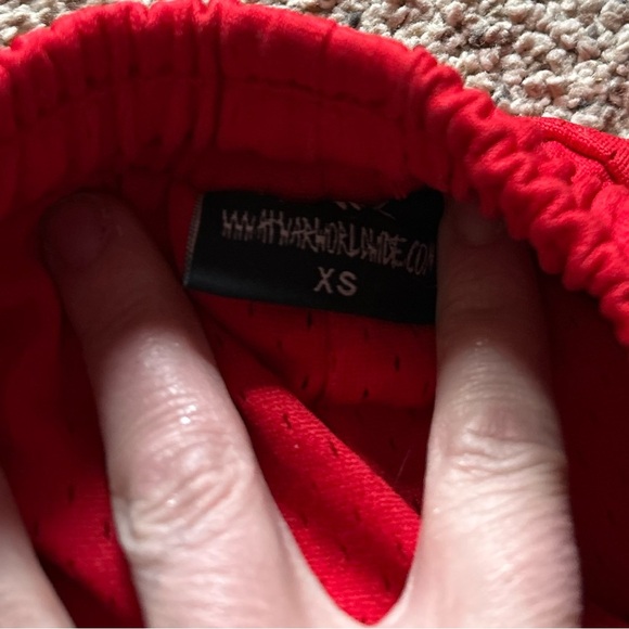 At War Red Men's Shorts - Picture 3 of 3